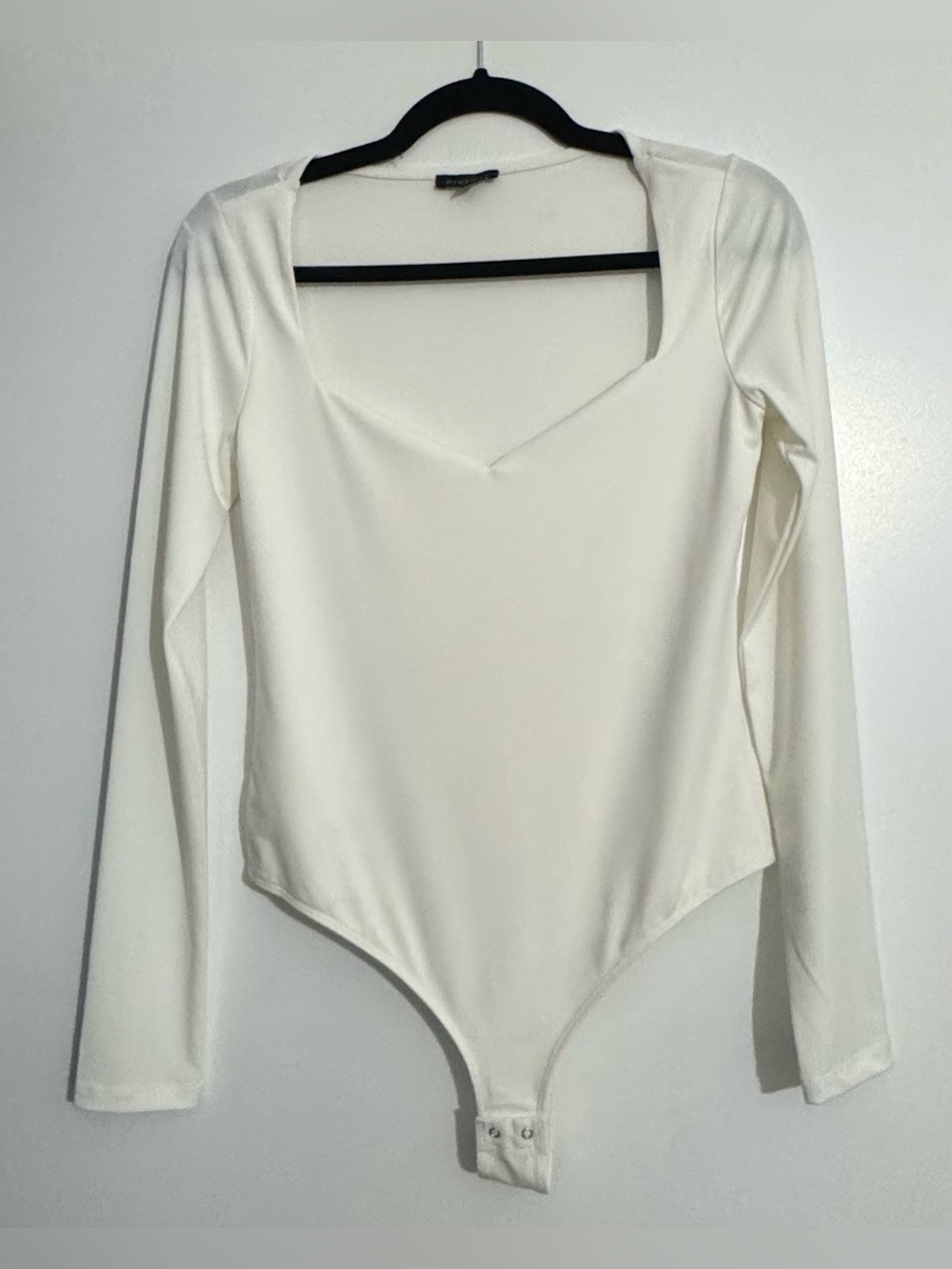 NWOT - Dynamite Raye Sculpt Sweetheart Bodysuit | Size Large | White
